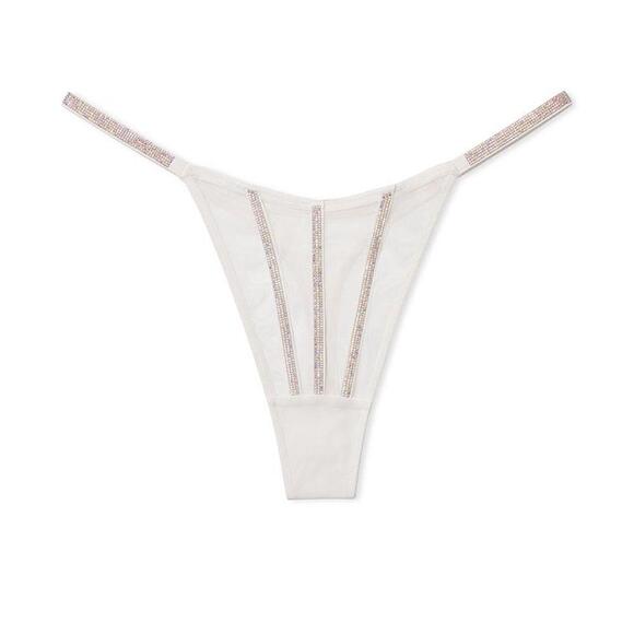 Victoria’s Secret Sheer Shine Waist-Cinching Garter Belt
And Thong Set - Picture 4 of 9